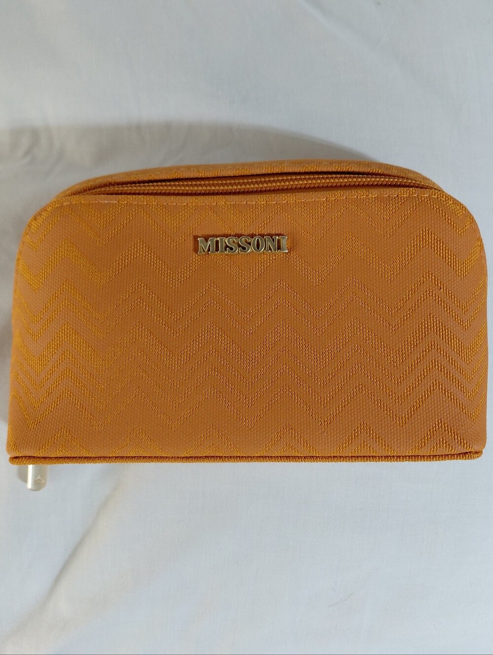 Missoni x Delta Airlines Orange Travel Zippered Bag